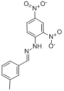 M-TOLUALDEHYDE 2,4-DINITROPHENYLHYDRAZONE CAS #: 2880-05-9