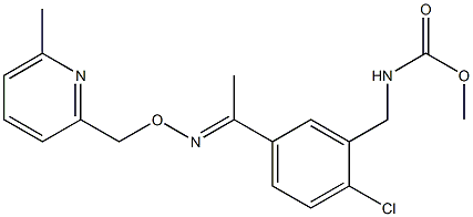 Methyl [[2-chloro-5-[(1E)-1-[[(6-Methyl-2-pyridinyl)Methoxy]iMino]ethyl]phenyl]Methyl]carbaMate CAS#: 799247-52-2