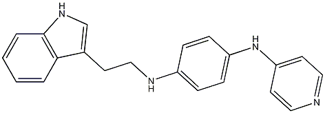 N-[2-(1H-Indol-3-yl)ethyl]-N'-(4-pyridinyl)-1,4-benzenediamine CAS#: 881202-45-5