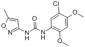 N-(5-CHLORO-2,4-DIMETHOXYPHENYL)-N'-(5-METHYL-3-ISOXAZOLYL)-UREA CAS#: 501925-31-1