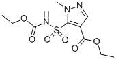 N-(Ethoxycarbonyl)-4-ethoxycarbonyl-1-methylpyrazole-5-sulfonamide CAS#: 159709-60-1