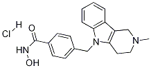 N-Hydroxy-4-[(1,2,3,4-tetrahydro-2-methyl-5H-pyrido[4,3-b]indol-5-yl)methyl]benzamide hydrochloride CAS#: 1310693-92-5