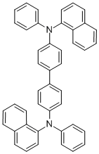 N, N'-Bis- (1-naphthalenyl) -N, N'-bis-phenyl- (1,1'-biphenyl) -4,4'-diamin CAS-Nr .: 123847-85-8