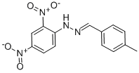 P-TOLUALDEHYDE 2,4-DINITROPHENYLHYDRAZONE N ° CAS: 2571-00-8