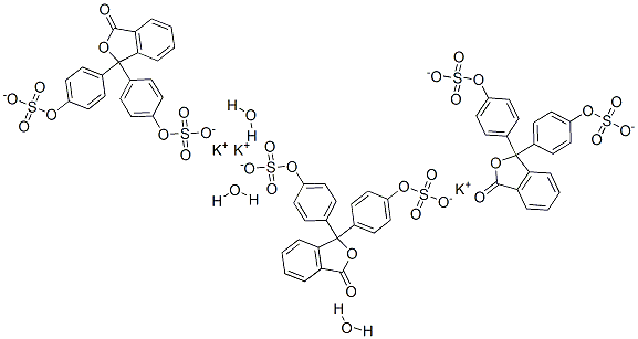 Phenolphthalein disulfate tripotassium salt trihydrate CAS#: 62625-16-5