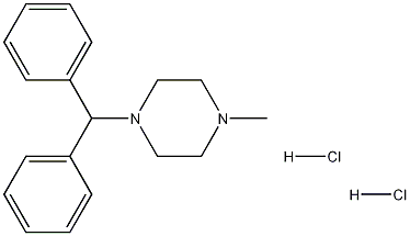 Piperazine, 1-diphenylmethyl-4-methyl-, dihydrochloride CAS#: 5897-18-7