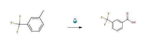 Route of Synthesis (ROS) of 3-(Trifluoromethyl)benzoic acid CAS# 454-92-2
