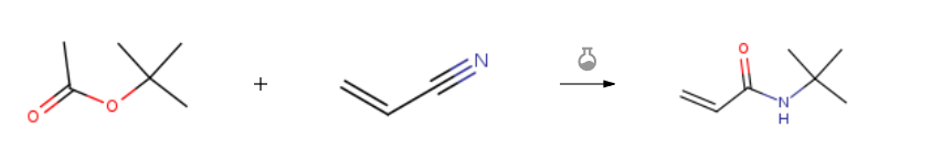 Route of Synthesis (ROS) of Tert-Butyl Acrylamide (n-TBAA) CAS 107-58-4