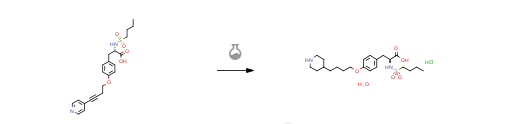 Route of Synthesis (ROS) of Tirofiban hydrochloride monohydrate CAS# 150915-40-5