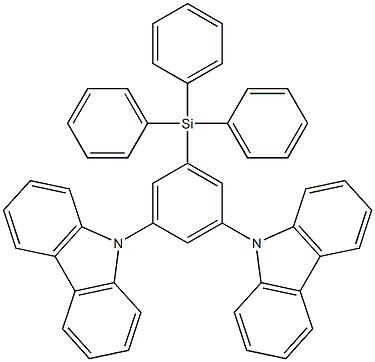 SiMCP, 9,9 '- (5- (trifenilsilil) -1,3-fenileno) bis (9H-carba No. CAS: 850221-63-5