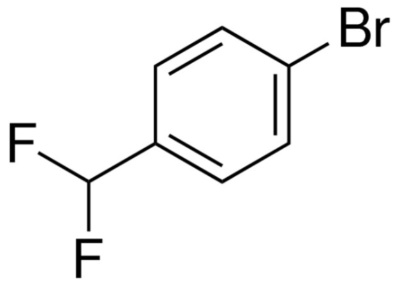 Structure-of-1-Bromo-4-difluoromethylbenzene-CAS-51776-71-7