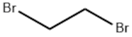 Structure of 1,2-Dibromoethane CAS 106-93-4
