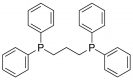 1,3-ビス(ジフェニルホスフィノ)プロパンの構造 CAS 6737-42-4