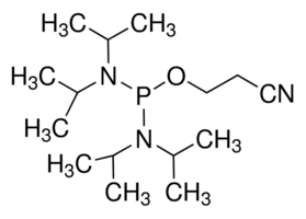 Structure of 2-Cyanoethyl N,N,N’,N’-tetraisopropylphosphorodiamidite CAS 102691-36-1