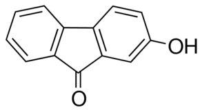 Struktura 2-hydroksy-9-fluorenonu CAS 6949-73-1