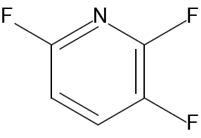 Estructura de 2,3,6-TRIFLUOROPYRIDINE CAS 3512-18-3