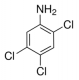 Structure of 2,4,5-Trichloroaniline CAS 636-30-6
