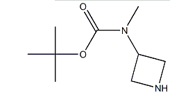 Structure of 3-Boc-3-methylaminoazatidine CAS 577777-20-9