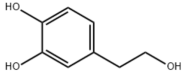 Structure of 3,4-Dihydroxyphenylethanol CAS 10597-60-1