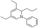 Structure of 3,5-DIETHYL-1,2-DIHYDRO-1-PHENYL-2-PROPYLPYRIDINE CAS 34562-31-7
