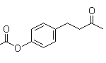 Structure de la 4- [4- (acétyloxy) phényl] -2-butanone CAS 3572-06-3