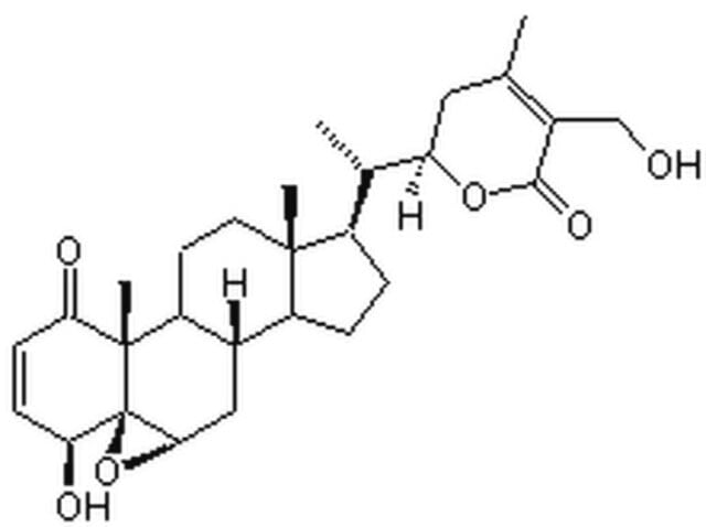 Estructura de la 4-deshidrowitaferina A CAS 5119-48-2