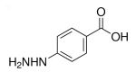 Structure of 4-Hydrazinobenzoic acid CAS 619-67-0