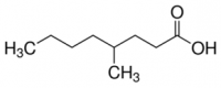 Struktura kwasu 4-metylooktanowego CAS 54947-74-9