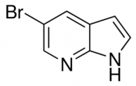 Structure of 5-Bromo-7-azaindole CAS 183208-35-7