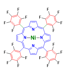 Structure of 5,10,15,20-TETRAKIS(PENTAFLUOROPHENYL)-21H,23H-PORPHINE CAS# 25440-14-6
