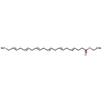 Structure of CIS-4,7,10,13,16,19-DOCOSAHEXAENOIC ACID ETHYL ESTER CAS 84494-72-4(1020718-25-5)
