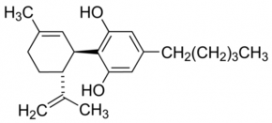 Structure of Cannabidiol CAS# 13956-29-1