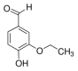 Structure of Ethyl vanillin CAS 121-32-4
