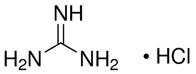 Struktura chlorowodorku guanidyny CAS 50-01-1