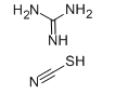 Structure of Guanidine thiocyanate CAS 593-84-0