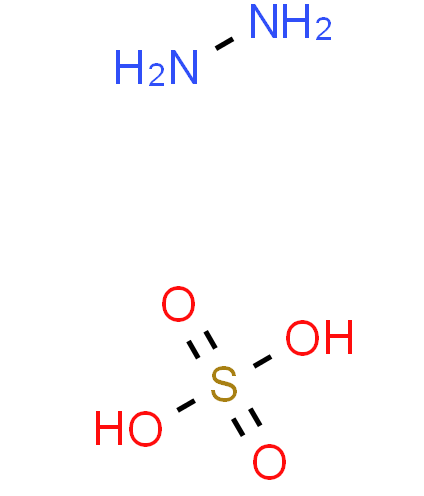 Estructura del sulfato de hidracina CAS 10034-93-2 (88491-70-7)