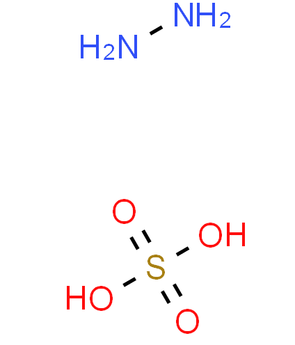 Structure of Hydrazine sulfate CAS 10034-93-2(88491-70-7)