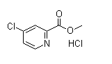 Structure of Methyl 4-chloro-2-pyridinecarboxylate hydrochloride CAS 176977-85-8