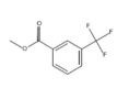 Structure of Methyl3-(trifluoromethyl)benzoate CAS 2557-13-3