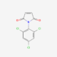 Structure of N-(2,4,6-Trichlorophenyl)maleimide CAS 13167-25-4