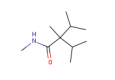 Struktura N23-trimetylo-2-izopropylobutamidu CAS 51115-67-4