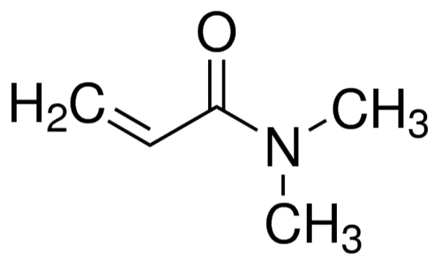 Structure of N,N-Dimethylacrylamide CAS 2680-03-7