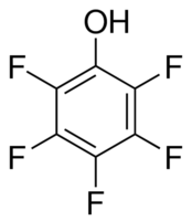 Estructura del pentafluorofenol CAS 771-61-9