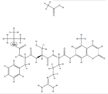Estrutura da tripsina recombinante (líquida) EC 3.4.21.4 CAS 9002-07-7