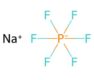 Structure of Sodium hexafluorophosphate CAS 21324-39-0
