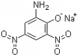 Structure du picramate de sodium CAS 831-52-7