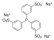 Struktur Tris (3-sulfonatophenyl) fosfin hidrat CAS 63995-70-0