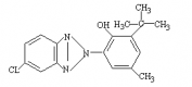 Structure of Ultraviolet absorber UV-326 CAS 3896-11-5