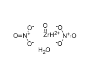 Structure of ZIRCONYL NITRATE HYDRATE CAS 14985-18-3