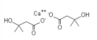 Structure of beta-hydroxy-beta-Methyl Butyrate Calcium Salt CAS 135236-72-5